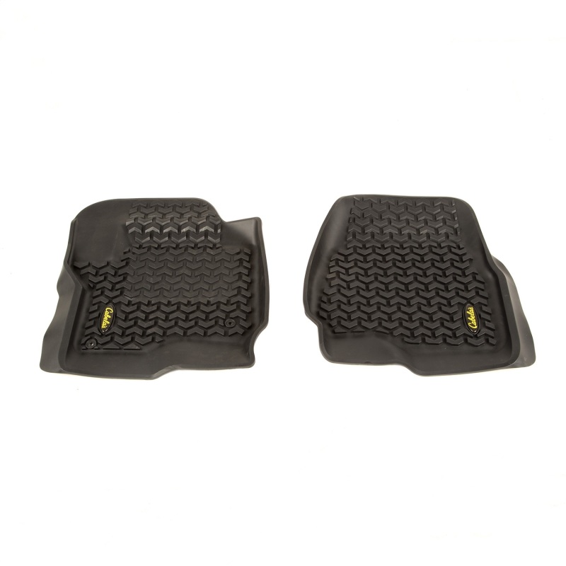 Ford F-450 Floor Liners - Front - Rugged Ridge - Rugged Ridge - Black - `17-`18